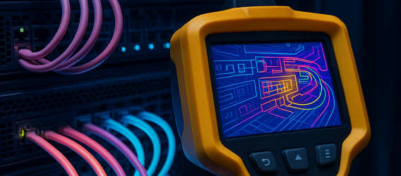 Diseño y planificación de redes empresariales con cableado estructurado, fibra óptica, radioenlaces y SD-WAN